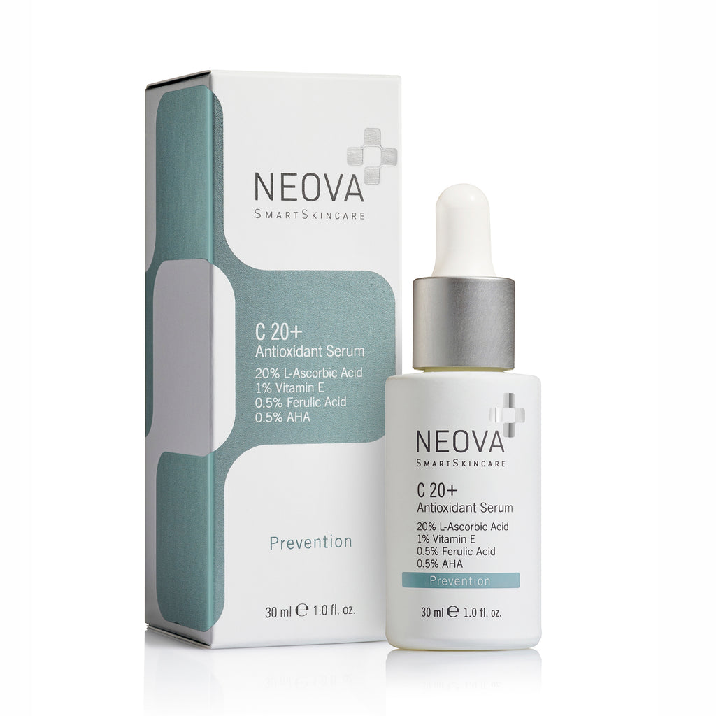 Neova C 20+ Antioxidant Serum Box and Bottle