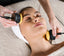 Woman receiving a Bio-Visage facial treatment with a device on her face