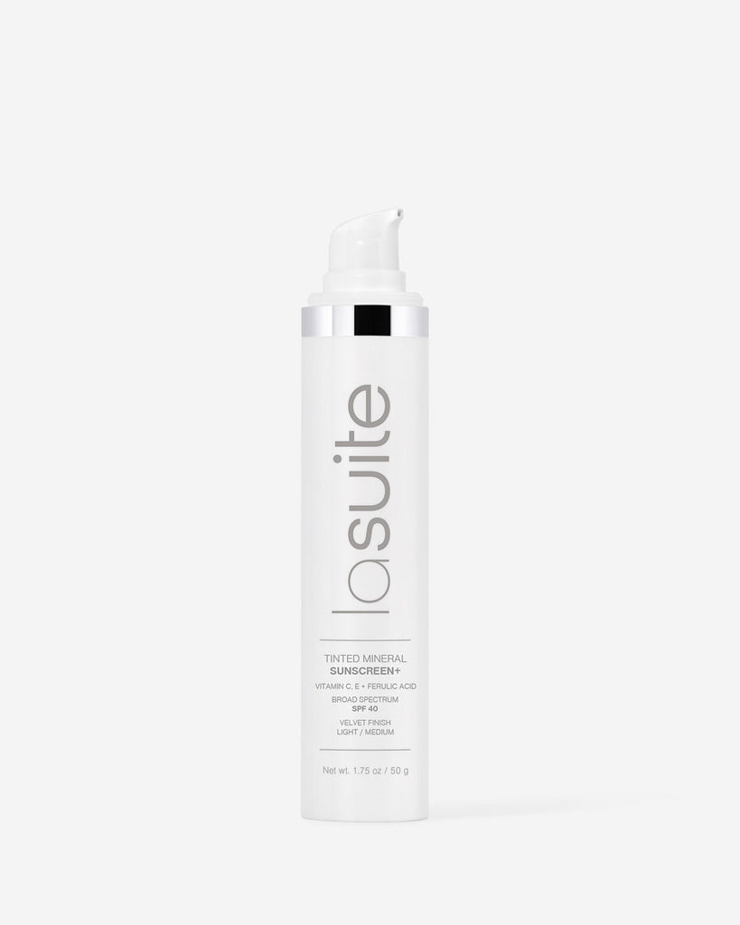 La Suite Skincare Tinted Mineral Sunscreen+ SPF 40 Velvet Finish Light/Medium